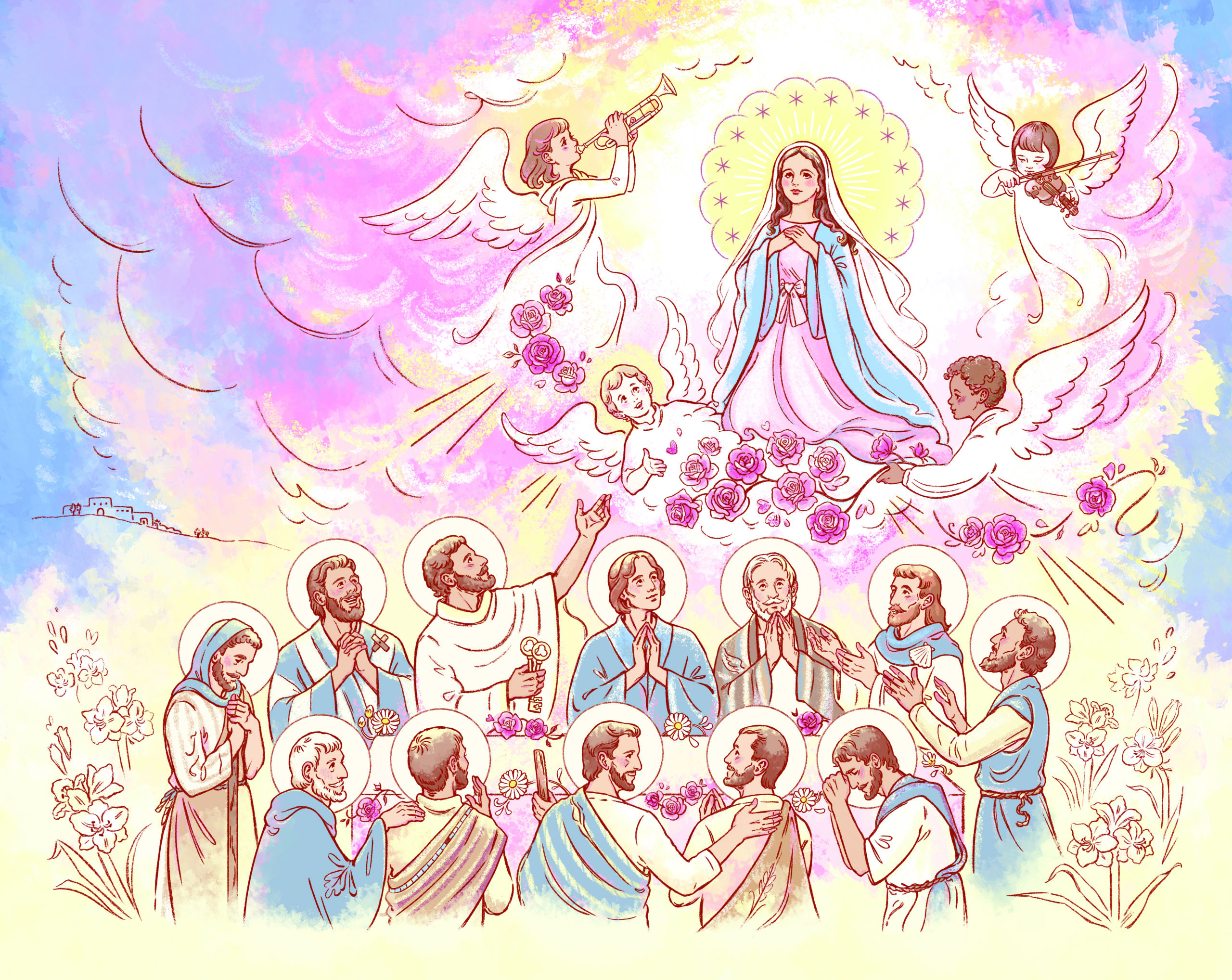 Celebrate the Solemnity of the Assumption with kids